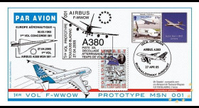 A380-11A : 2005 - Pli 1er vol prototype MSN 001 - Isle de Man