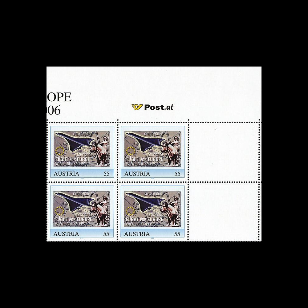 PE516B4 : 2006 - TPP AUTRICHE "Concorde - Flight for Europe - Vol pour l'Europe"