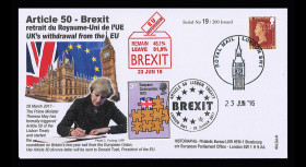 FDC United Kingdom 2016 "EU...