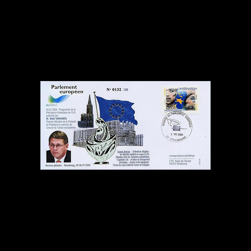 PE521 : 2006 - Visite officielle du 1er Ministre de Finlande M. Vanhanen