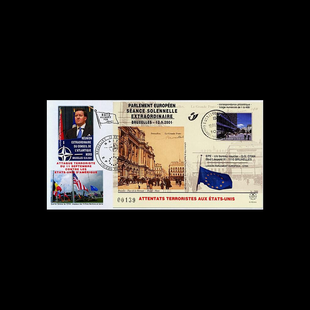 PE439 T3 : 2001 - Attentats aux USA - séance extraordinaire à Bruxelles PE439 T3 : 2001 - Attentats aux USA - séance extraordinaire à Bruxelles