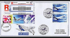 A380-20R : 2006 - Courrier précurseur à destination de Singapour