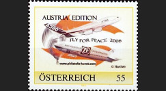 CO-RET21N2 : 2006 - Timbre personnalisé Fly for Peace (Autriche)