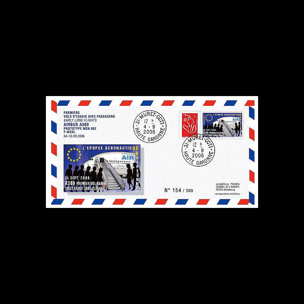 A380-23 : 2006 - Premier vol habité A380 MSN 002