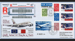 PE528a : 2006 - FDC RECO Parlement européen "BEN KHALIFA AL THANI / A380 Qatar Airways"