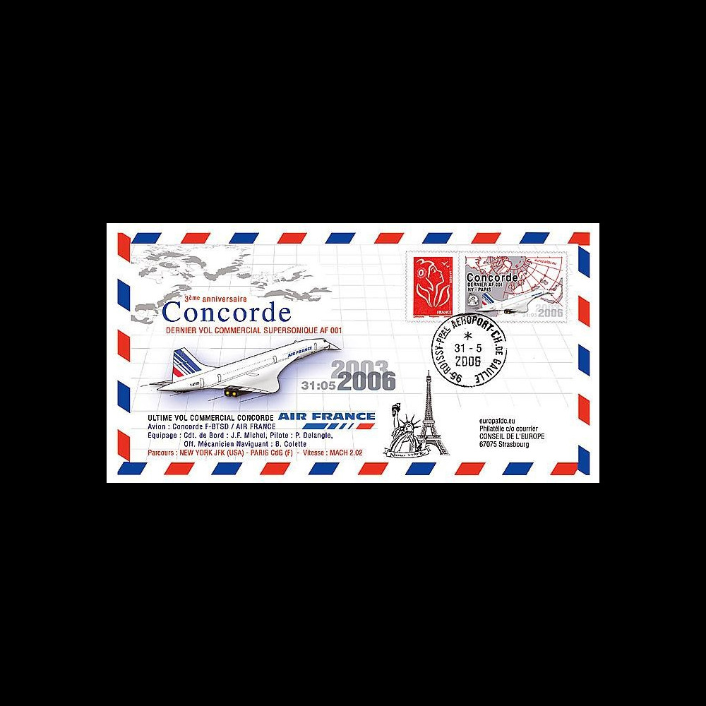 CO-RET34 : 2006 - Concorde 3 ans dernier vol AF001 NY-Paris