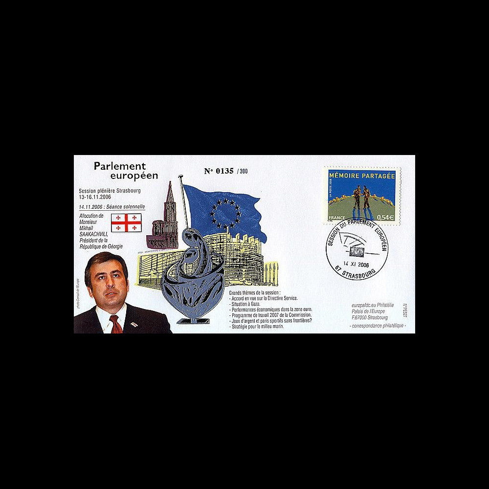 PE527 : 2006 - Visite officielle du Pdt de la Géorgie