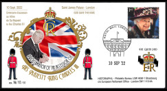 UK22-2 FDC St James Palace...