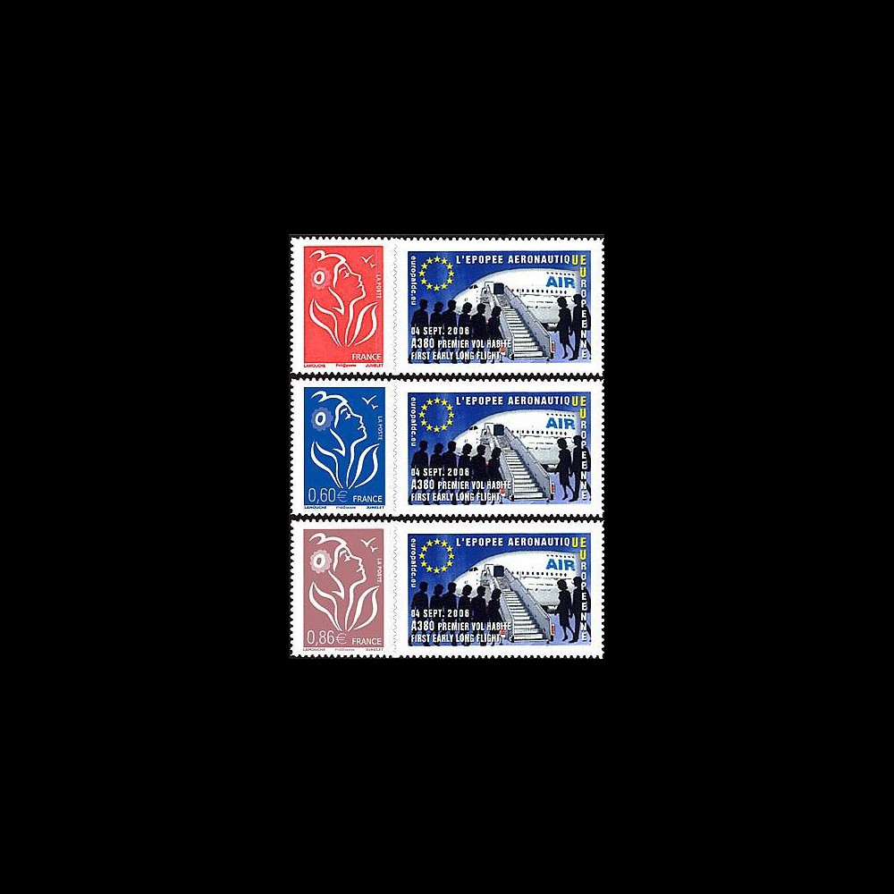 A380-23N1-4-5 : 2006 - TPP France Marianne - A380 1er vol habité