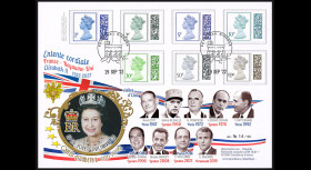 FDC FUNERAL Queen ELIZABETH...