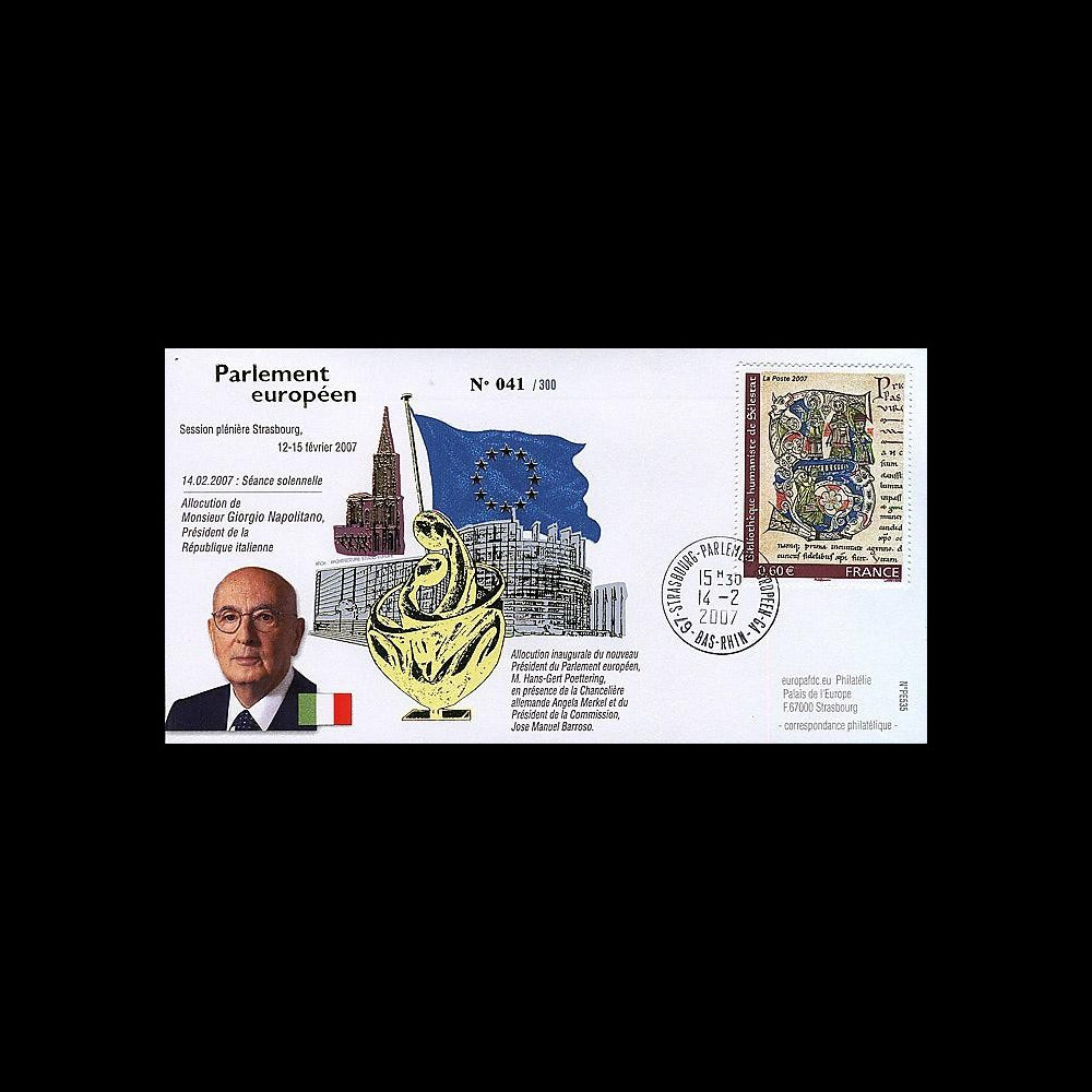 PE535 : 2007 - Visite officielle du Président italien