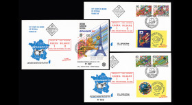 FIFA98-4: 3 FDC BULGARIE...