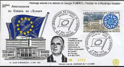 FE27c : 1974 - 25 ans Conseil de l'Europe - Décès de Pompidou