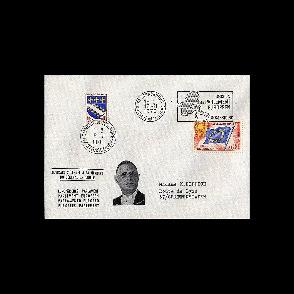 AP88Aa T1 : 1970 - Hommage du Parlement eur. au Général de Gaulle