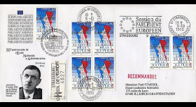 PE309a : 1995 : 50 ans de l'ENA - visite du Pdt allemand M. Herzog