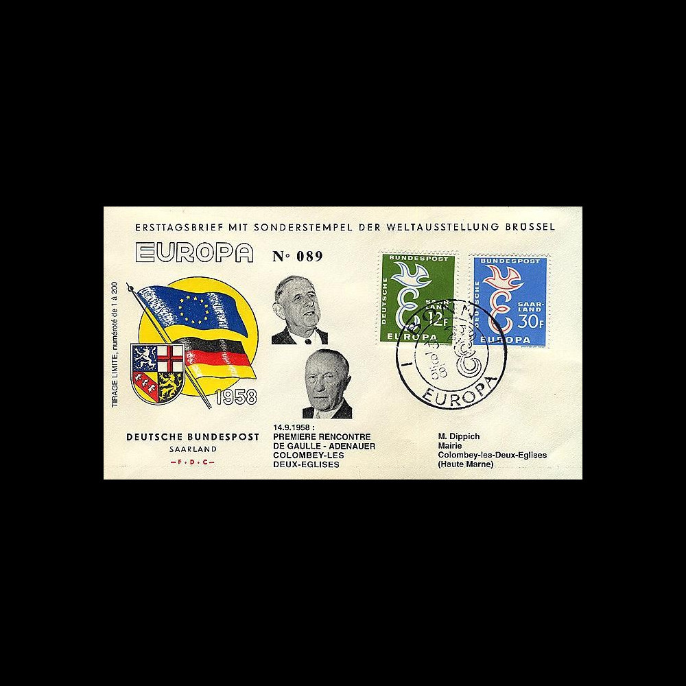 EU7-COL2B : 1958 - Rencontre de Gaulle-Adenauer à Colombey EU7-COL2B : 1958 - Rencontre de Gaulle-Adenauer à Colombey