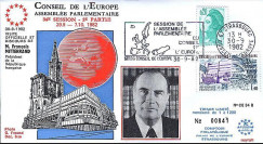 CE34 II : 1982 - 1ère visite officielle de Mitterrand au Conseil de l'Europe