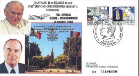PAP7 type2 : 1988 - Jean-Paul II - Mitterrand