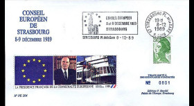 PE204A : Conseil européen de Strasbourg - Présidence franç. CEE