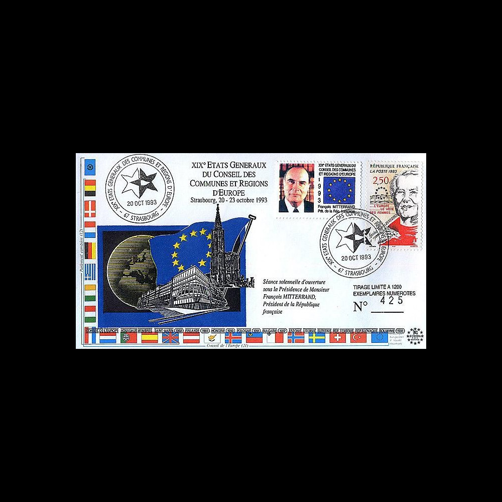 EG93 : 1993 : XIXe Etats Généraux du CCRE - Mitterrand