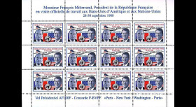 CO-88TV : 1988 - Concorde Vol présidentiel Mitterrand - Reagan