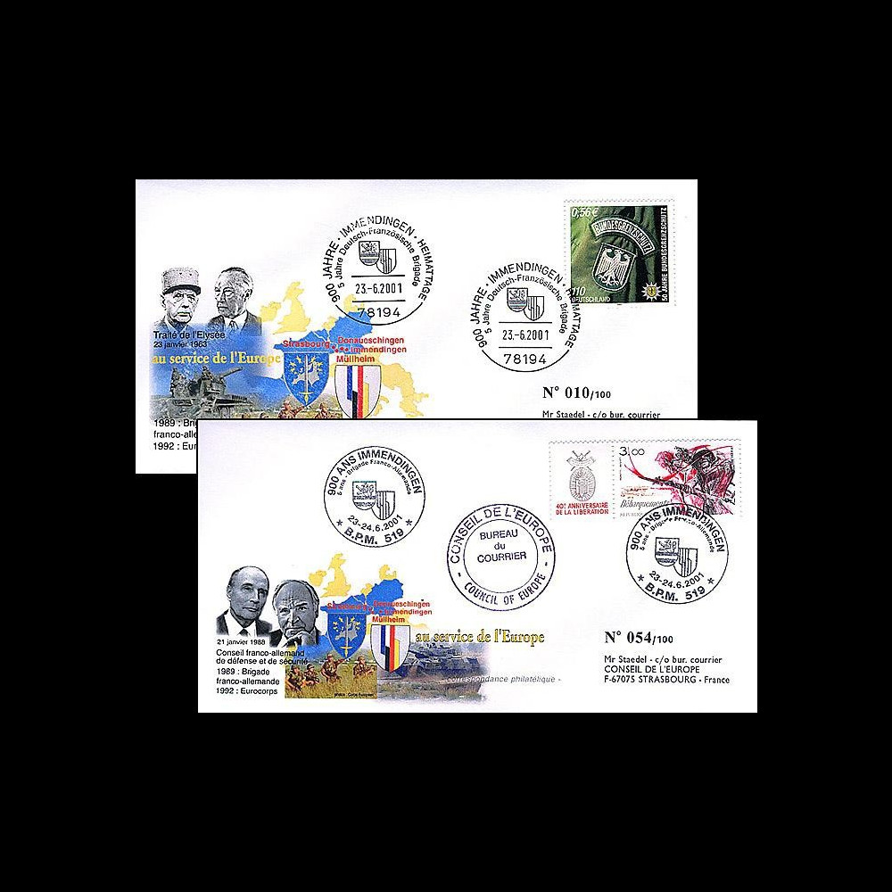 BFA 01-1-2 : 2001 - Traité de l'Elysée - Eurocorps au service de l'Europe