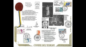 CE41-2 : 1989 - 40e anniv. Conseil de l'Europe - Pdt Mitterrand