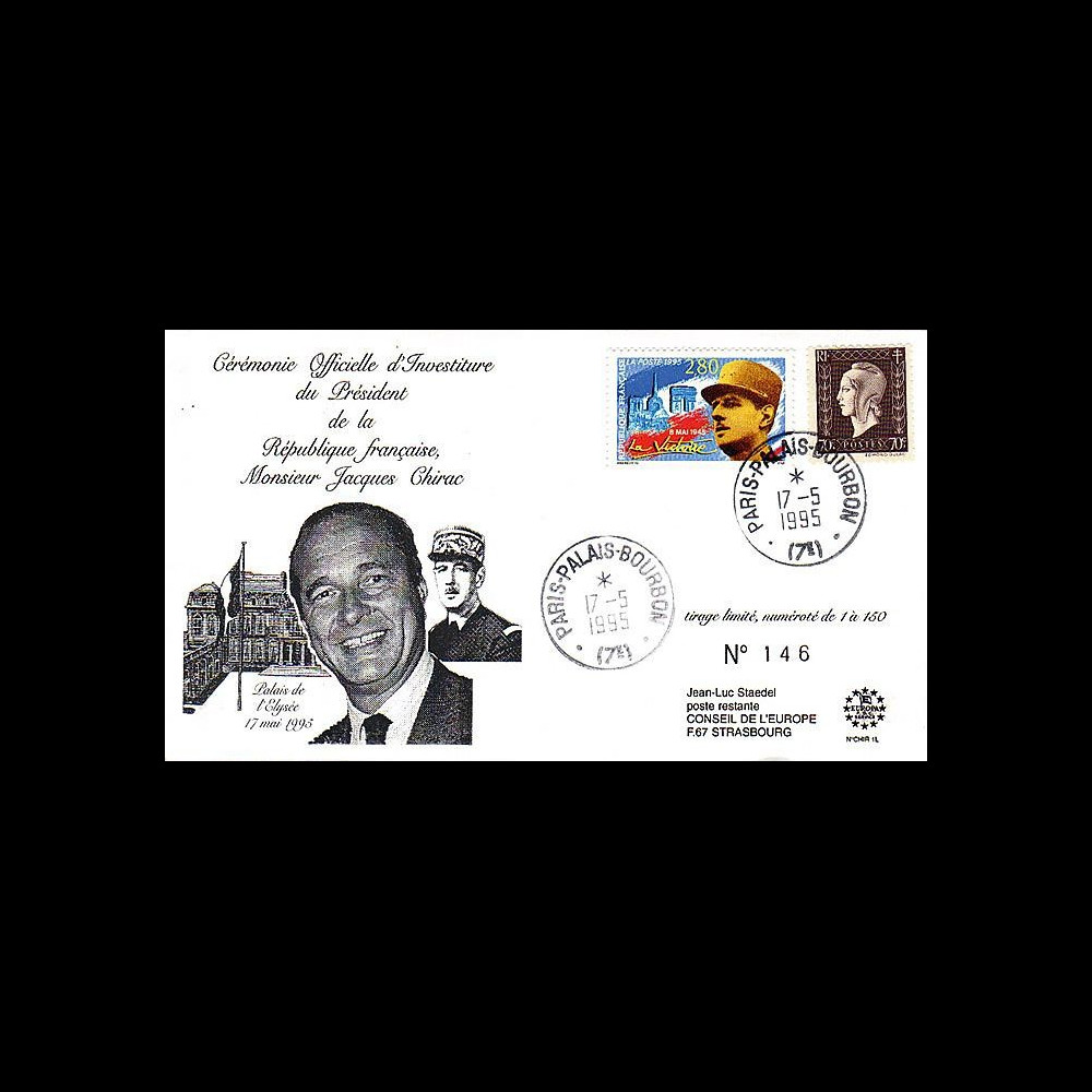 CHIR1L : 1995 - Cérémonine d'Investiture du Pdt Chirac CHIR1L : 1995 - Cérémonine d'Investiture du Pdt Chirac