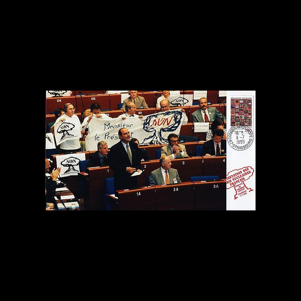 PE307P T2 : 1995 - Reprise des essais nucléaires français - Chirac PE307P T2 : 1995 - Reprise des essais nucléaires français - Chirac