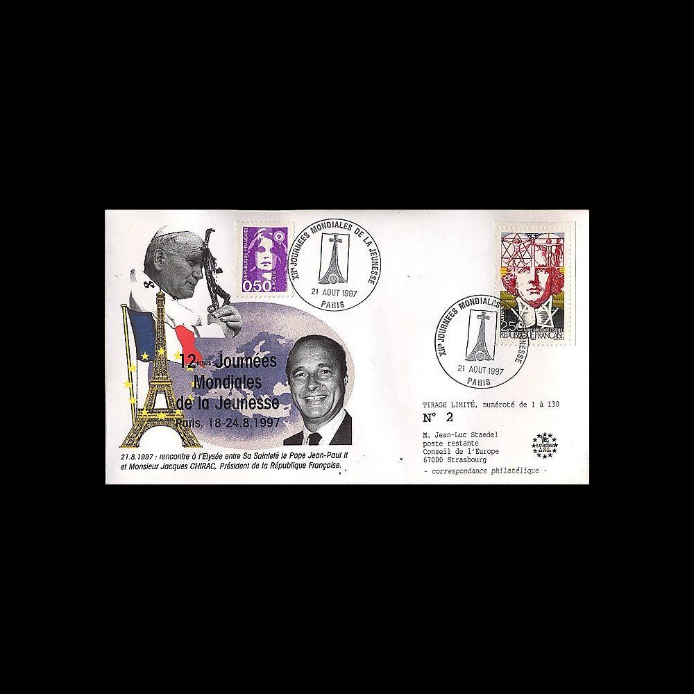 JMJ97L : 1997 - 12e Journées Mondiales de la Jeunesse - Chirac