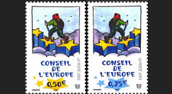CE54-NF : 18.10.2003 Timbres de service du Conseil de l'Europe