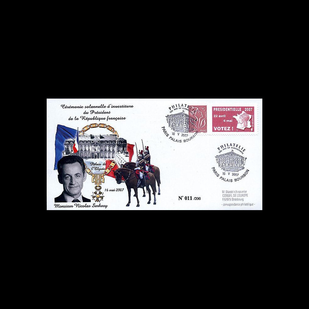 EP07-3b : 2007 - Elections présidentielles 2007 - Investiture