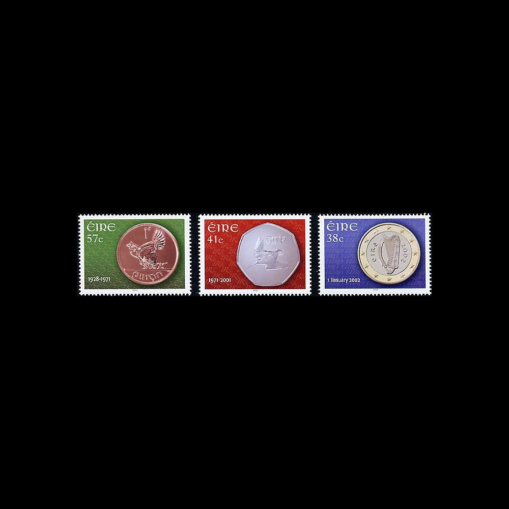 PE445-8NF : 2002 - TP Irlande pour l'introduction de l'Euro