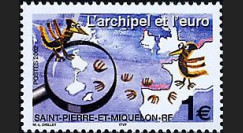 PE445-15NF : 2002 - TP St-Pierre-et-Miquelon pour l'introduction de l'Euro