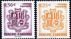 PE445-17NF : 2002 - TP Andorre (Espagne) pour l'introduction de l'Euro