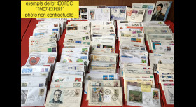 Lot 25 enveloppes FDC...