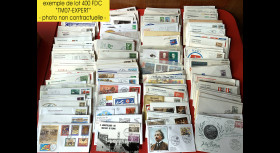 Lot 70 enveloppes FDC...