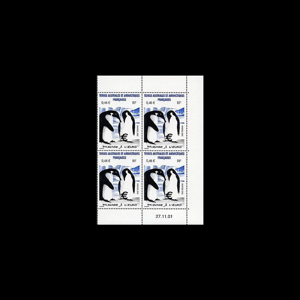 PE445-23CD : 2002 - TP TAAF pour l'introduction de l'Euro