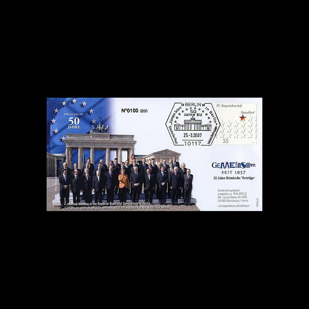 PE530 : 2007 - 50e anniversaire du Traité de Rome - Berlin