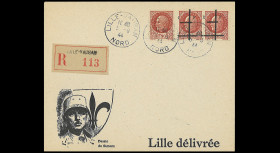 Pli patriotique France 1944...