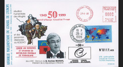 CE50-IIB : 28.4.1999 - Visite du Président albanais - crise au Kosovo