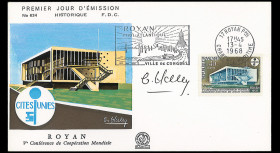 Timbre gravé - FDC France...