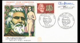Timbre gravé - FDC France...