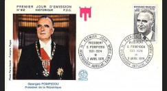 FE28 : 1975 - Président George Pompidou 1911-1974