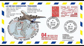 A380-39T1 : 2006 - A380 Tour du Monde par les deux pôles - France