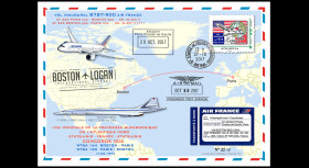 FRANCE 2017: Pli à bord "1°...