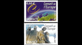 CE58-NF : 2007 - Timbres de service du Conseil de l'Europe