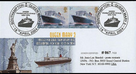 QM2-7 : 2004 - Voyage inaugural Southampton - New-York du Queen Mary 2