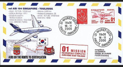 A380-29 104 type1 : 2006 - Certification Singapour-Toulouse