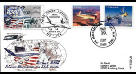 A380-45 T1 : 2007 - 1er atterrissage de l'A380 aux Etats-Unis